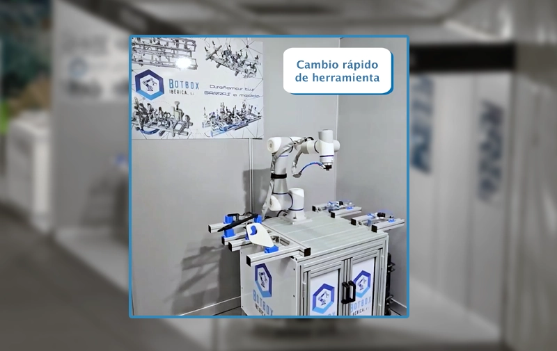 Cambio automático de garras en robots: la solución de Botbox Ibérica para ganar eficiencia en tus líneas de producción